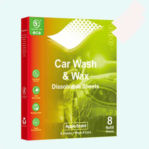 Car Wash & Wax Shampoo Sheets 