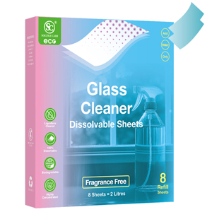 Glass Cleaner Sheets 