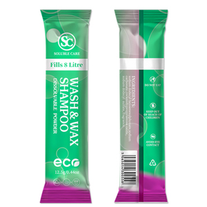 Wash & Wax Shampoo Dissolvable Powder 